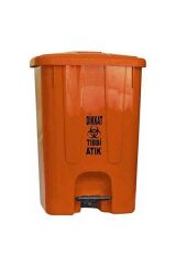 Tıbbi Atık Kovası 65 Lt Pedallı