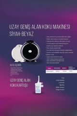 Quu Plus Space Geni̇ş Alan Koku Maki̇nesi̇ Si̇yah