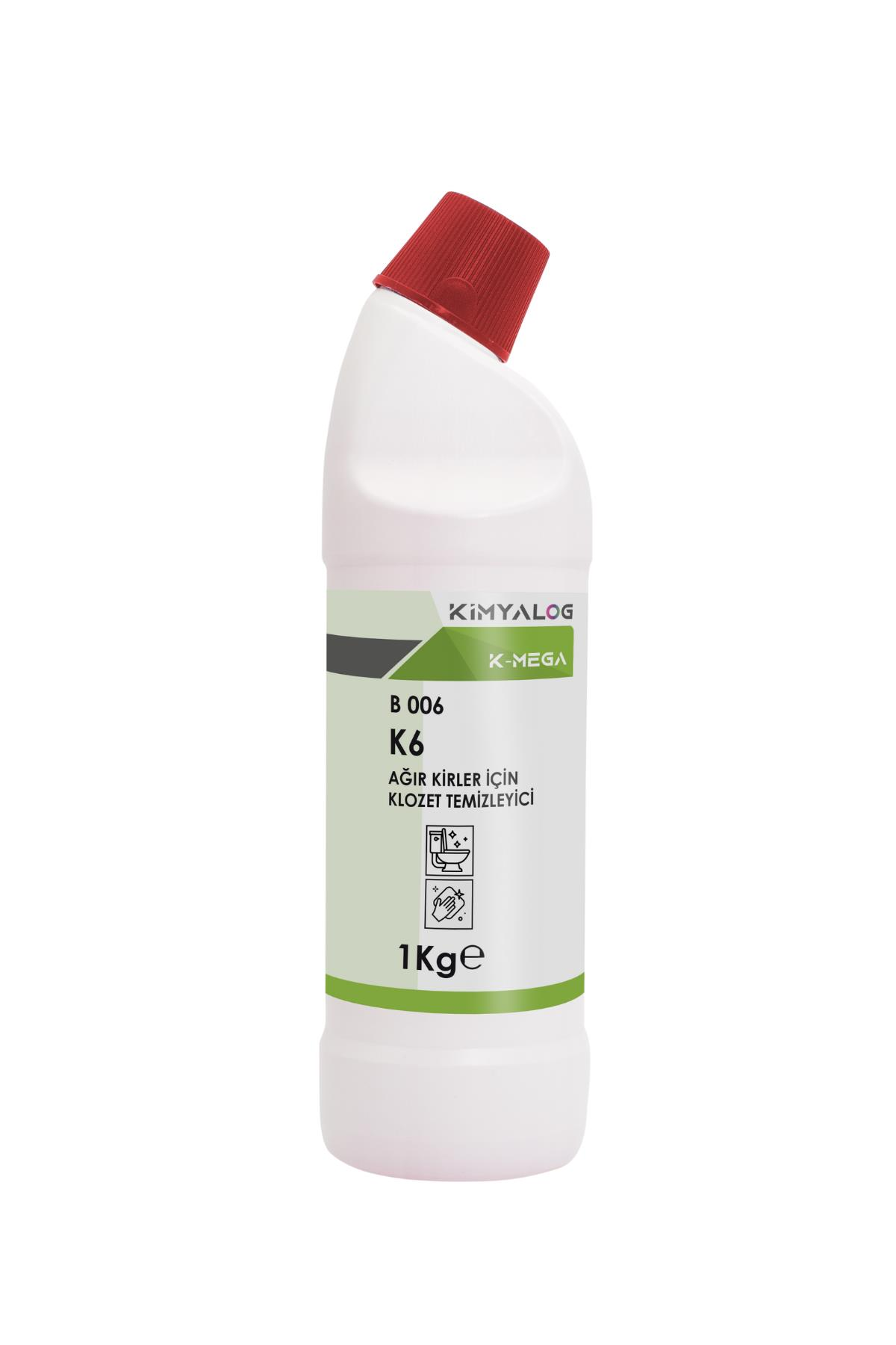 Kimyalog K-Mega K6 Ağır Kirler İçin Klozet Temizleyici 1 Kg