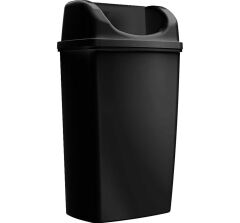 Rulopak Duvara Monte Çöp Kovası 50 Litre Siyah