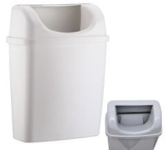 Rulopak Duvara Monte Çöp Kovası 6 Litre Beyaz