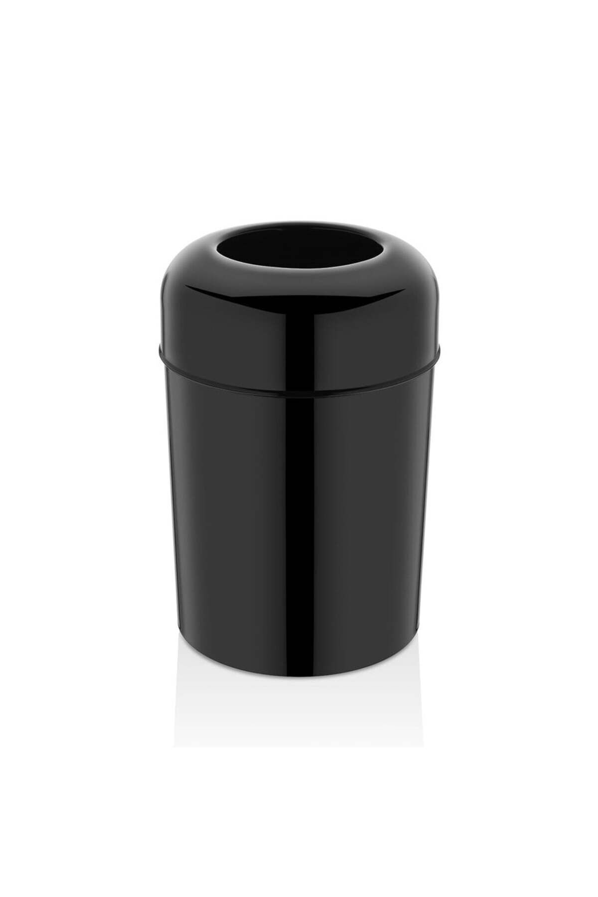 Rulopak Pota Kapak Çöp Kovası 15 Litre Siyah