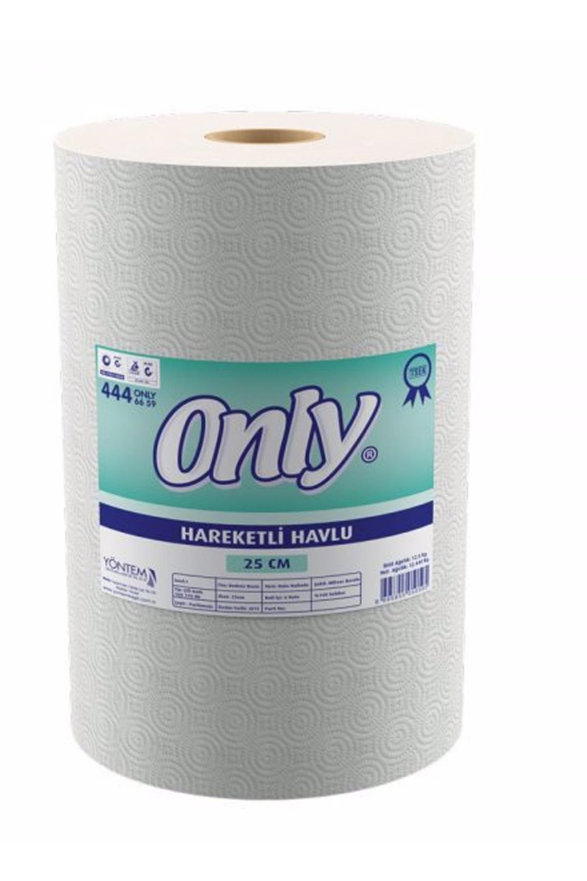 Only Hareketli Rulo Kağıt Havlu - 25 Cm. - 12.5 Kg - 6'lı Koli