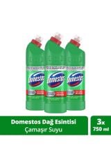 Domestos Çamaşır Suyu Yoğun Kıvamlı Maksimum Hijyen Dağ Esintisi 750 ml 3 Adet