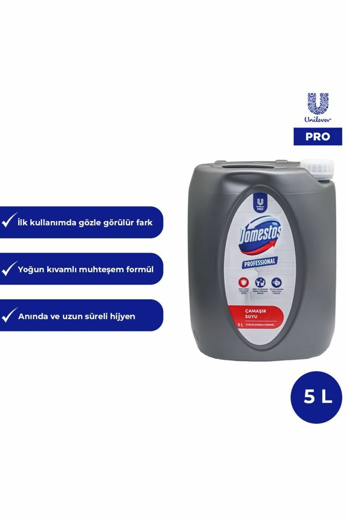 Domestos Professional Yoğun Kıvamlı Çamaşır Suyu 5L