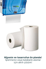 PROYAL Hareketli Kağıt Havlu 21 cm x 6 Rulo Fotoselli Çift Katlı, Otomatik Dispenser Uyumlu