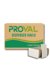 PROYAL Z Katlama Havlu Kağıt Peçete 2 Katlı 200 Yaprak 12'Li Paket