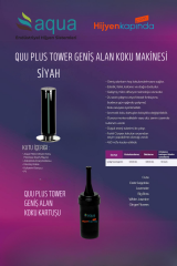 Quu Plus Tower Geni̇ş Alan Koku Maki̇nesi̇ Si̇yah