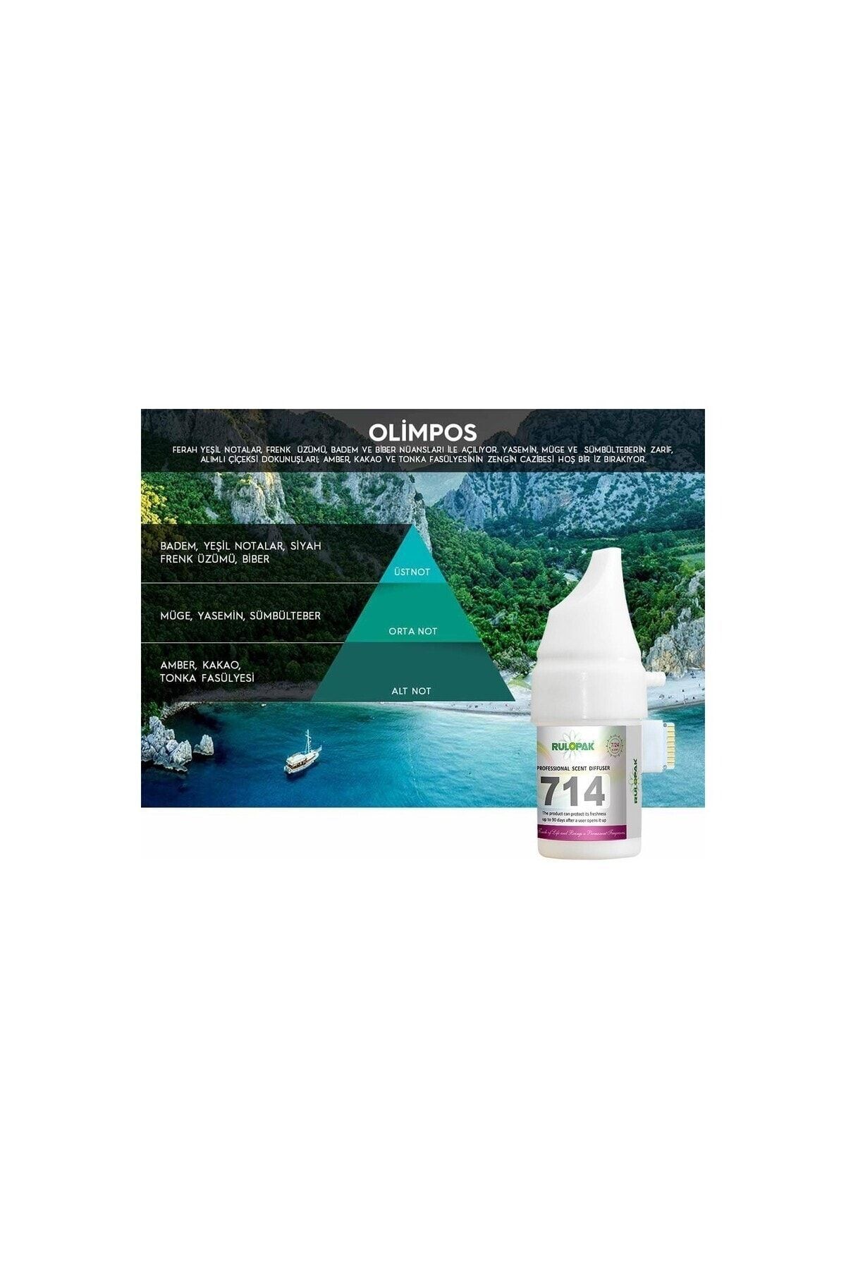 Rulopak Cosmic M5 Olimpos Koku Kartuşu 100 ml