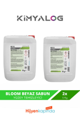 Kimyalog K-Mega Bloom Konsantre Parfümlü Çok Amaçlı Yüzey Temizleyici Beyaz Sabun 5 Kg 2 Adet