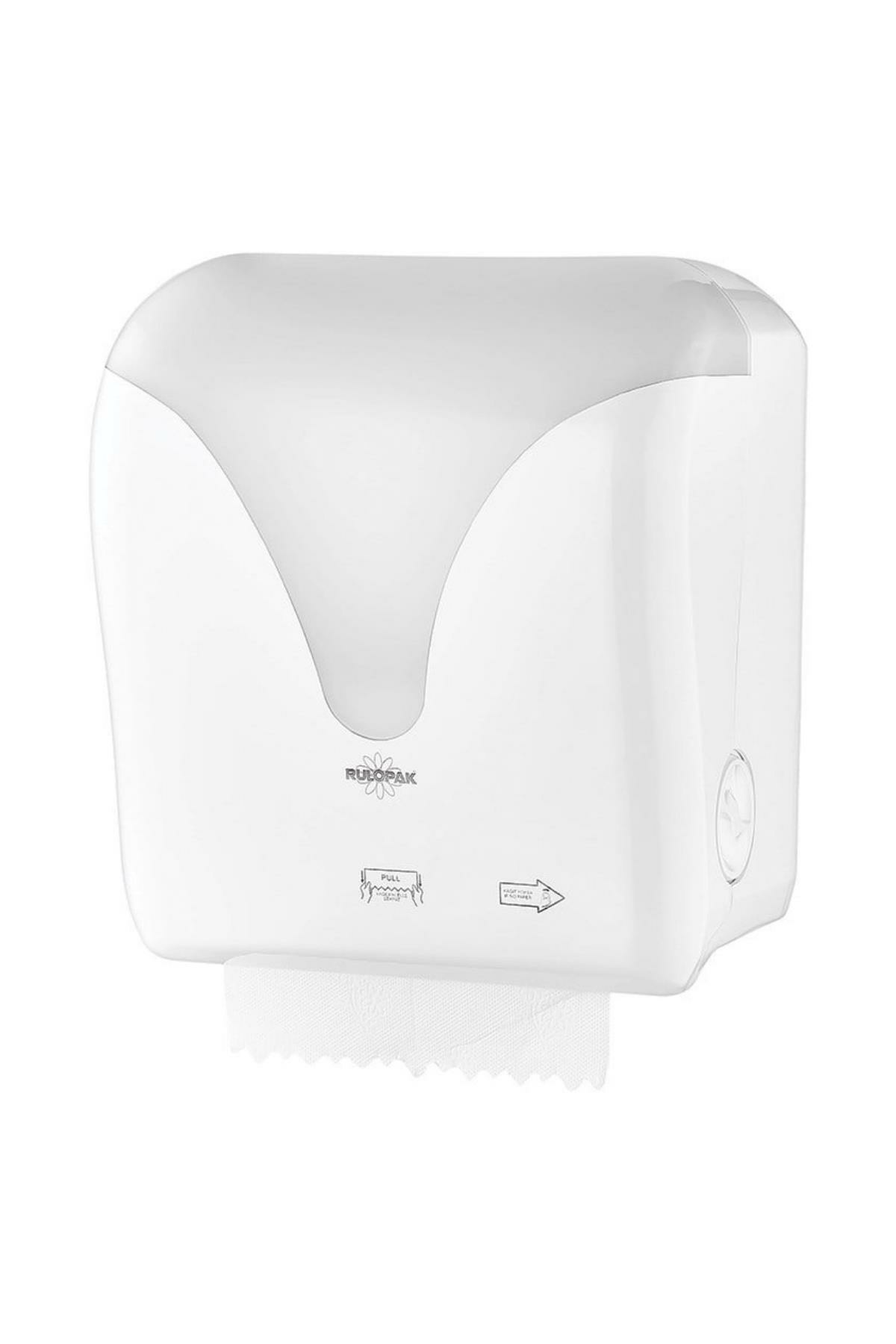Rulopak Elite Autocut Kağıt Havlu Dispenseri 21 Cm Beyaz