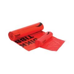 Turuncu Tıbbi Atık Jumbo Boy Çöp Poşeti 80x110 cm 10 Adet
