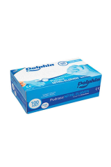 Dolphin Mavi Nitril Eldiven Pudrasız (L) 100'lü Paket