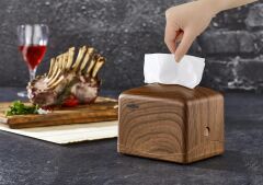 Rulopak Tekçek Mini Peçete Dispenseri Ceviz