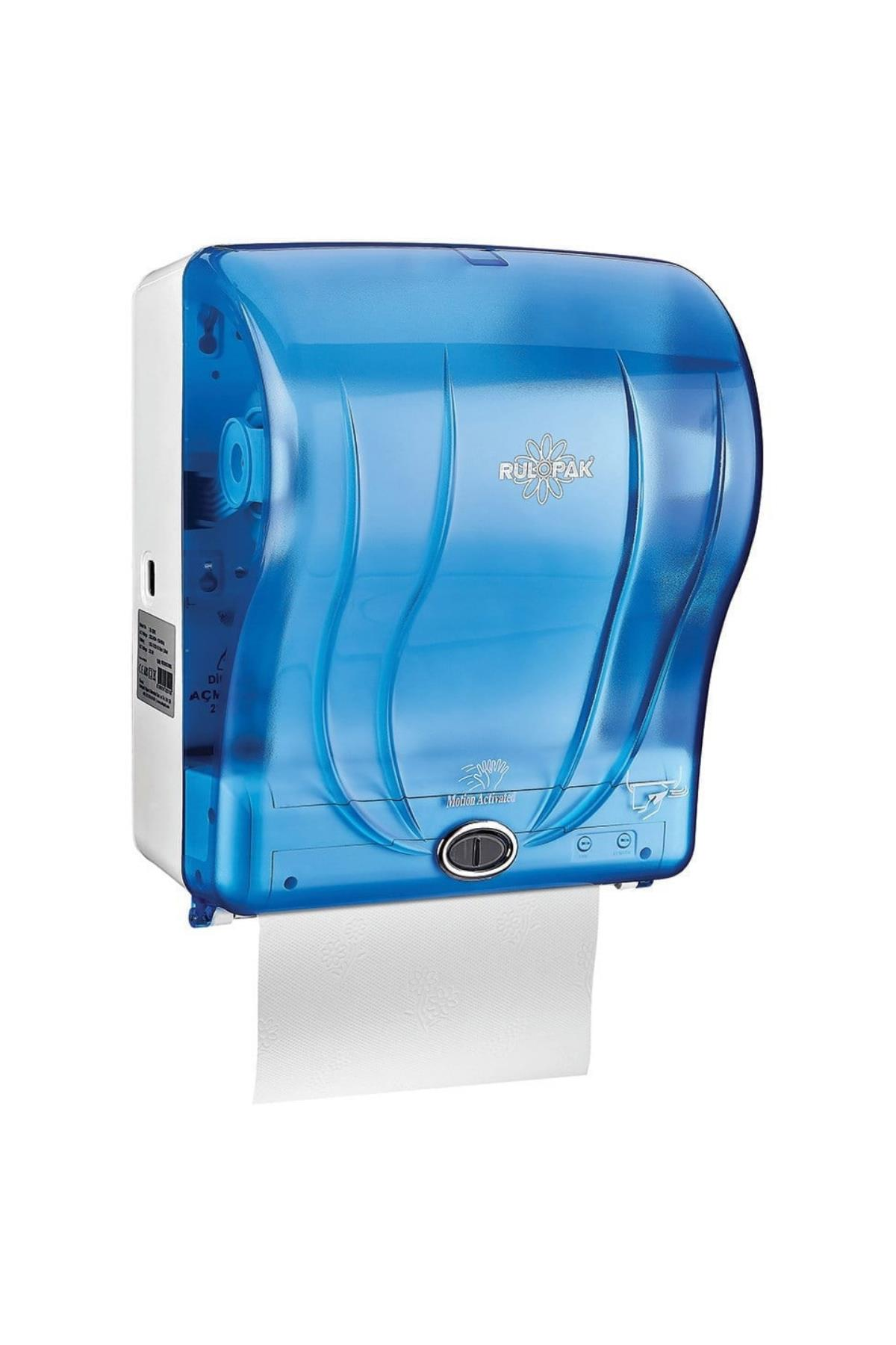 Rulopak Sensörlü Kağıt Havlu Dispenseri 21 Cm Mavi