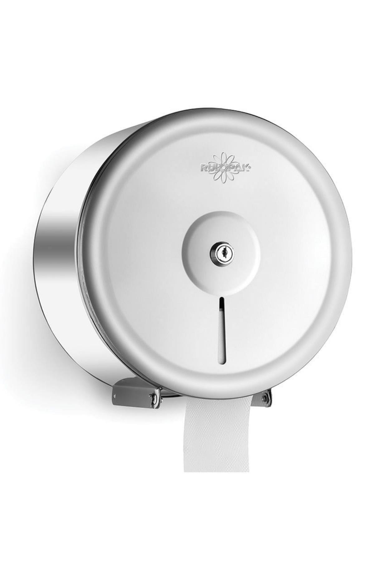 Rulopak Paslanmaz Mini Jumbo Tuvalet Kağıdı Dispenseri Krom