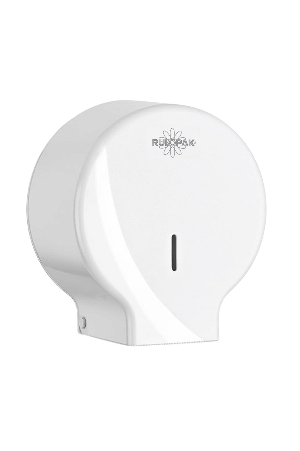 Modern Mini Jumbo Tuvalet Kağıdı Dispenseri Beyaz