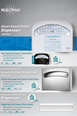 Klozet Kapak Kağıdı Dispenseri Krom