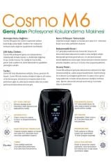 Cosmo M6 Koku Makinası Siyah Elektrikli 900733