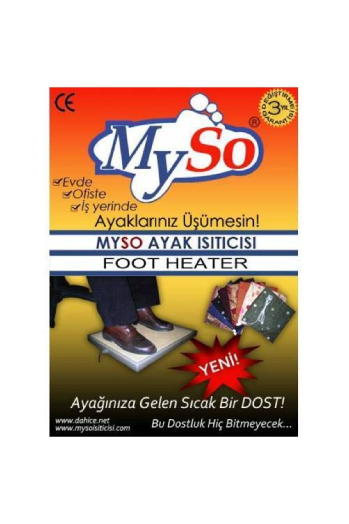 My-so Ayak Isıtıcı Radyatör, Isıtıcılar