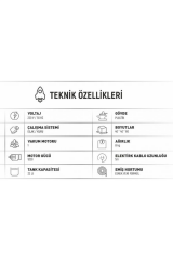 Safran DWP 221 Sanayi Tipi Tek Motorlu Süpürge Makinası