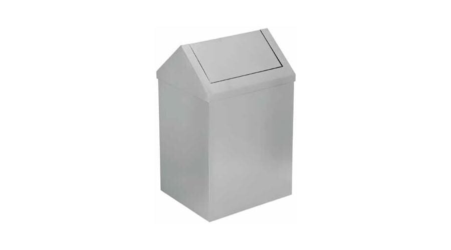 Krom Klikli Çöp Kovası 45 LT