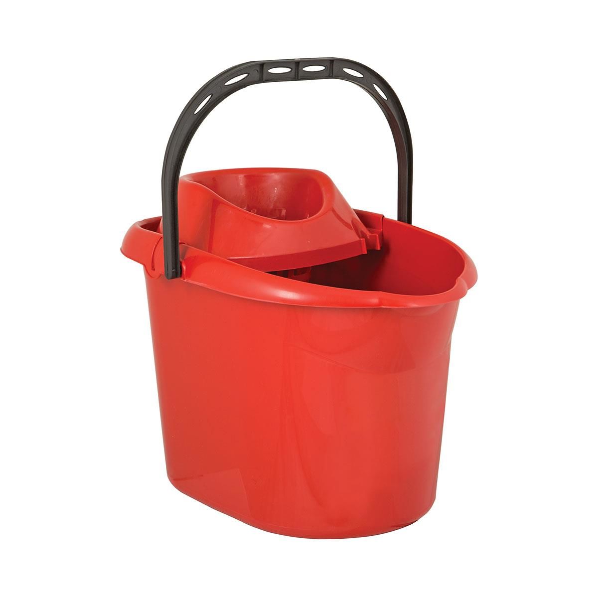 Professional Temizlik Kovası Sıkma Aparatı Kırmızı 12 LT
