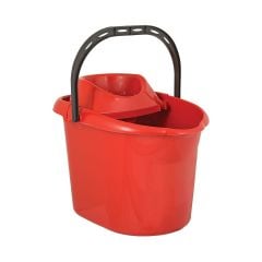 Professional Temizlik Kovası Sıkma Aparatı Kırmızı 12 LT