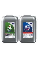 Cif Domestos Professional Çamaşır Suyu 10 L Cif Professional Çok Amaçlı Yüzey Temizleyici 10 L