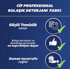 Cif Professional 10 lt Elde Yıkama Bulaşık Deterjanı